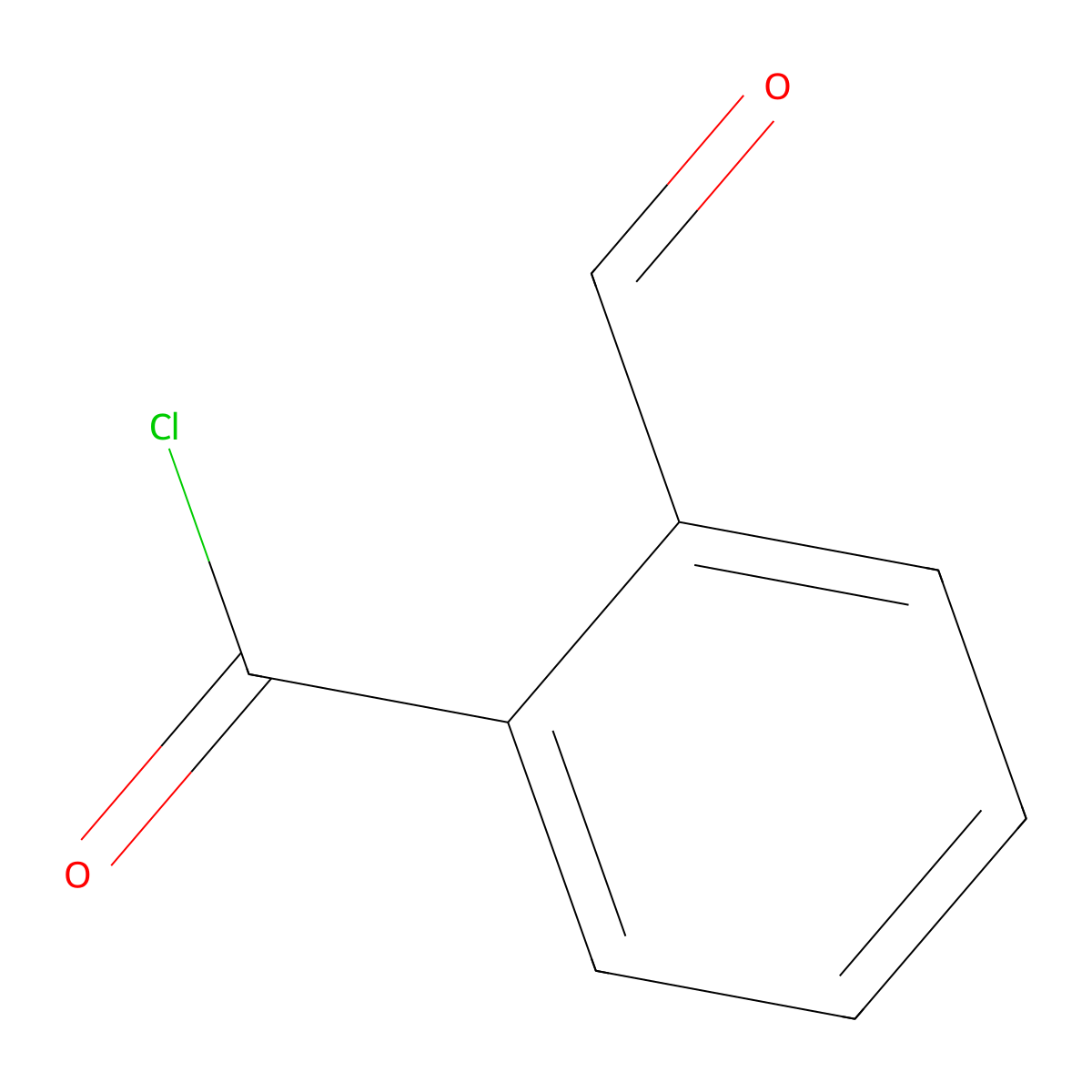 2-Formylbenzoyl chloride molecular structure, CAS 117886-88-1