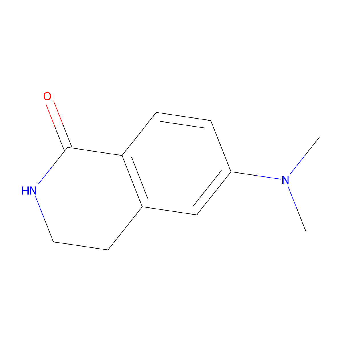 6-(Dimethylamino)-3,4-dihydroisoquinolin-1(2H)-one molecular structure, CAS 1178884-33-7