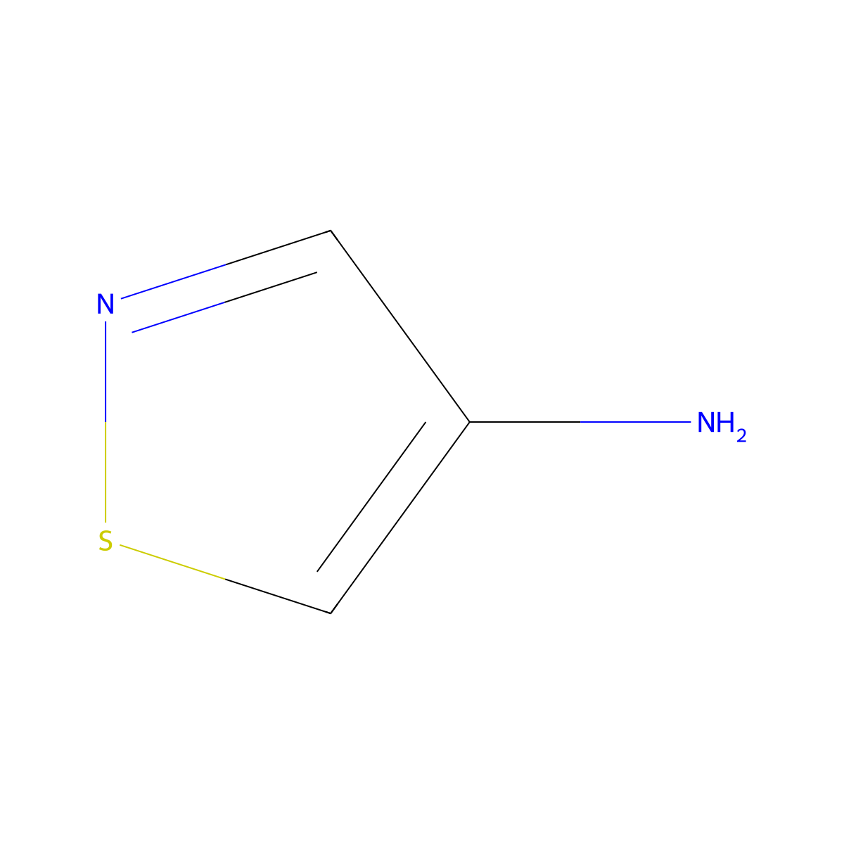 1,2-Thiazol-4-amine molecular structure, CAS 117889-62-0