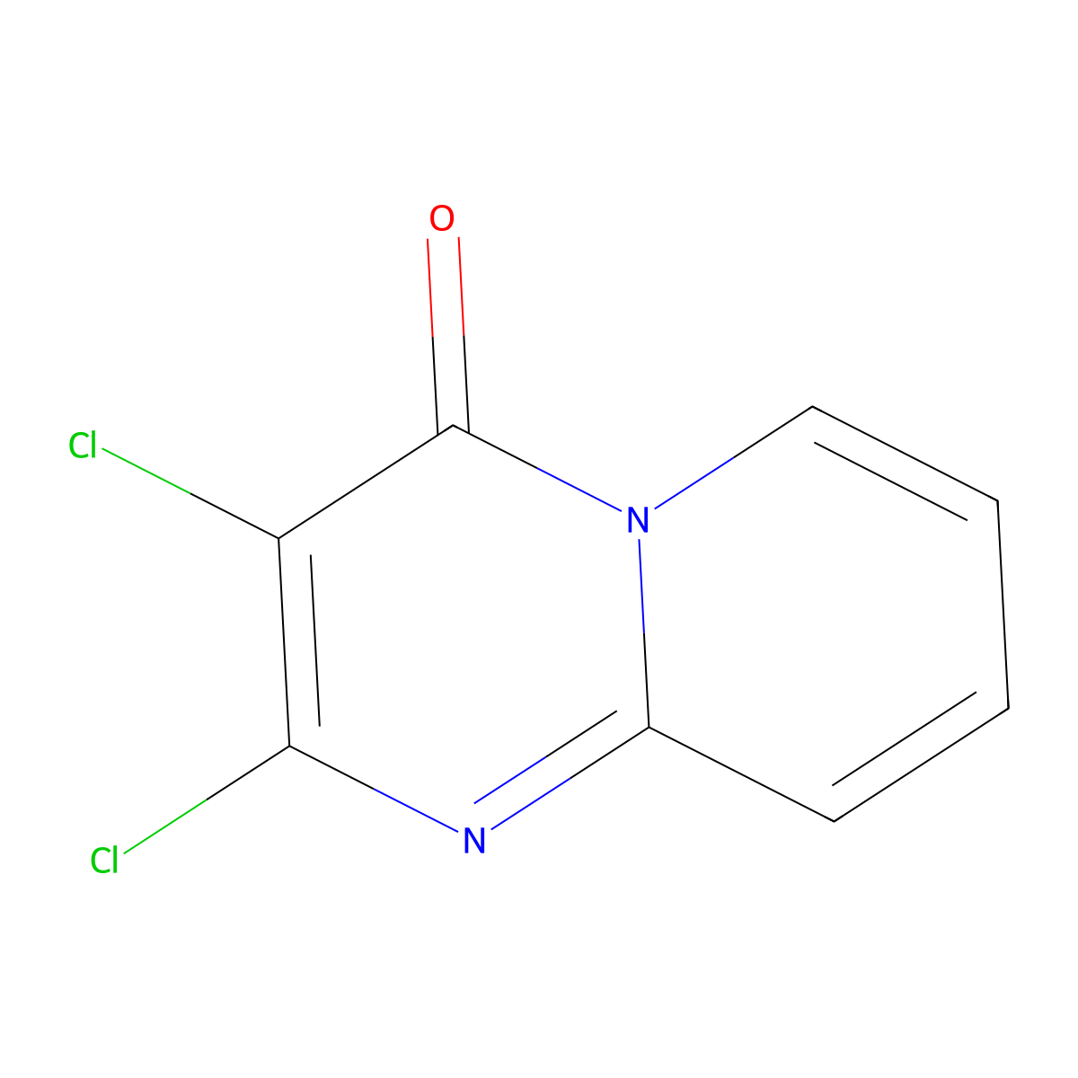 2,3-Dichloropyrido[1,2-A]pyrimidin-4-one molecular structure, CAS 117890-82-1