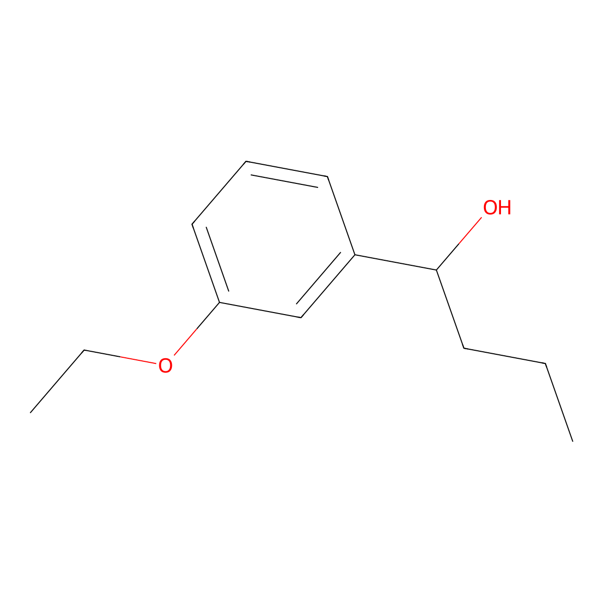 1-(3-Ethoxyphenyl)butan-1-ol molecular structure, CAS 1178920-59-6
