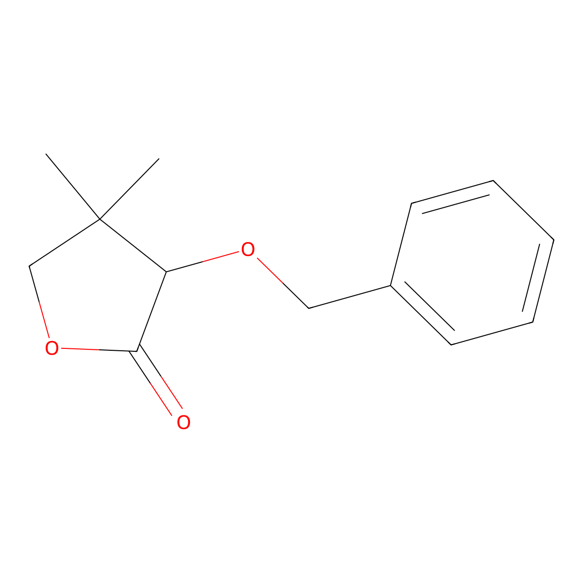 3-(Benzyloxy)-4,4-dimethyloxolan-2-one molecular structure, CAS 117895-47-3
