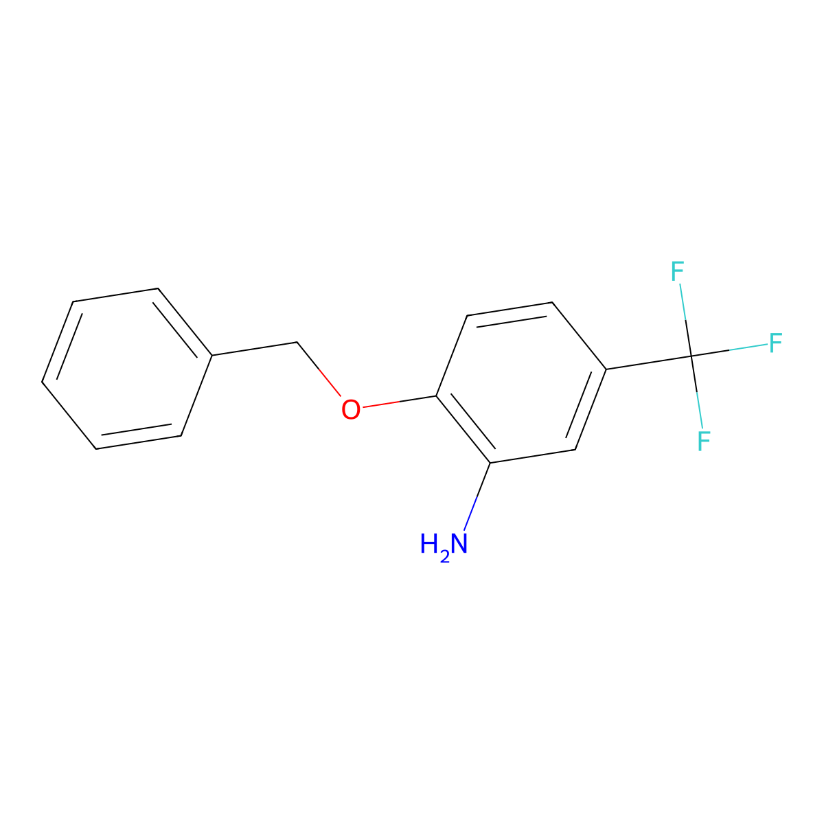 2-(Benzyloxy)-5-(trifluoromethyl)aniline molecular structure, CAS 117901-14-1