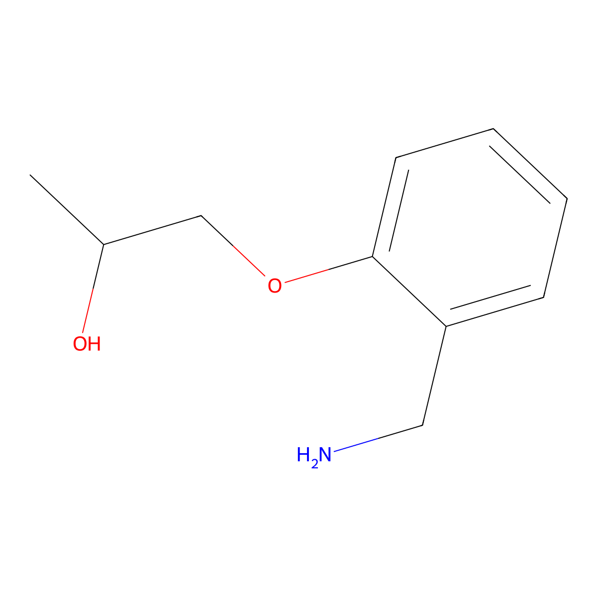 1-[2-(Aminomethyl)phenoxy]propan-2-ol molecular structure, CAS 1179048-45-3