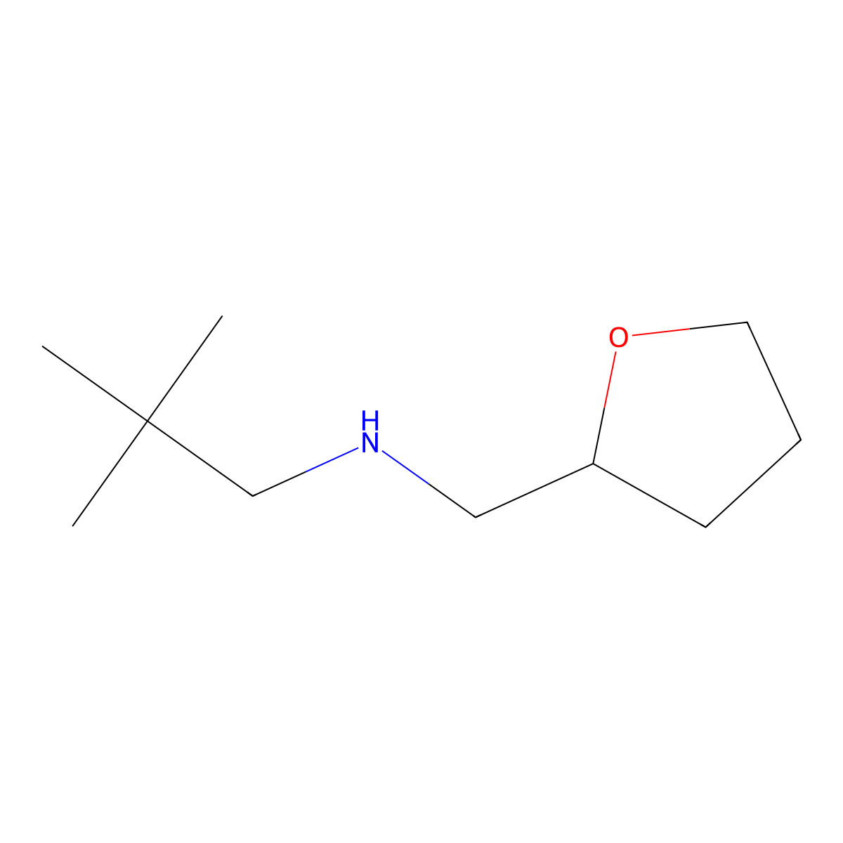 (2,2-Dimethylpropyl)[(oxolan-2-yl)methyl]amine molecular structure, CAS 1179079-94-7