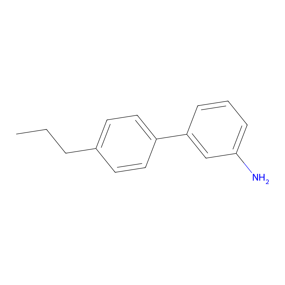 4'-Propyl-[1,1'-biphenyl]-3-amine molecular structure, CAS 1179096-60-6