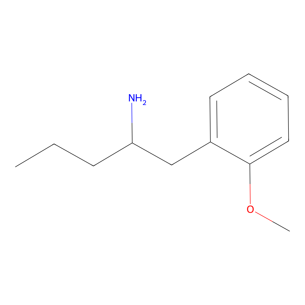 1-(2-Methoxyphenyl)pentan-2-amine molecular structure, CAS 1179143-94-2