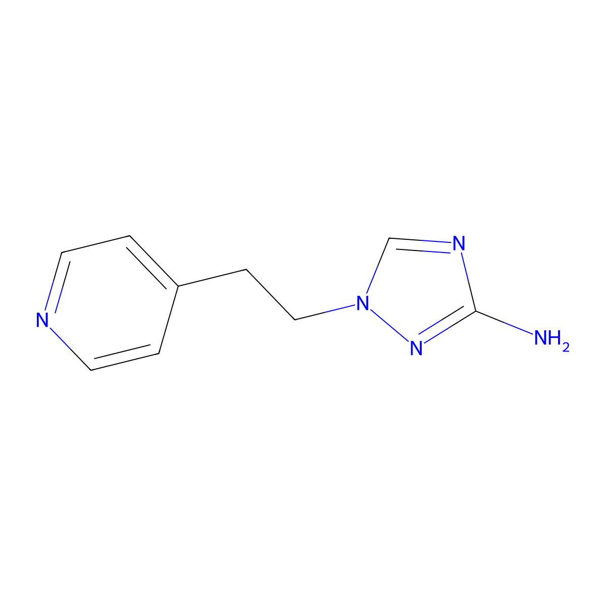 1-[2-(Pyridin-4-YL)ethyl]-1H-1,2,4-triazol-3-amine molecular structure, CAS 1179148-86-7