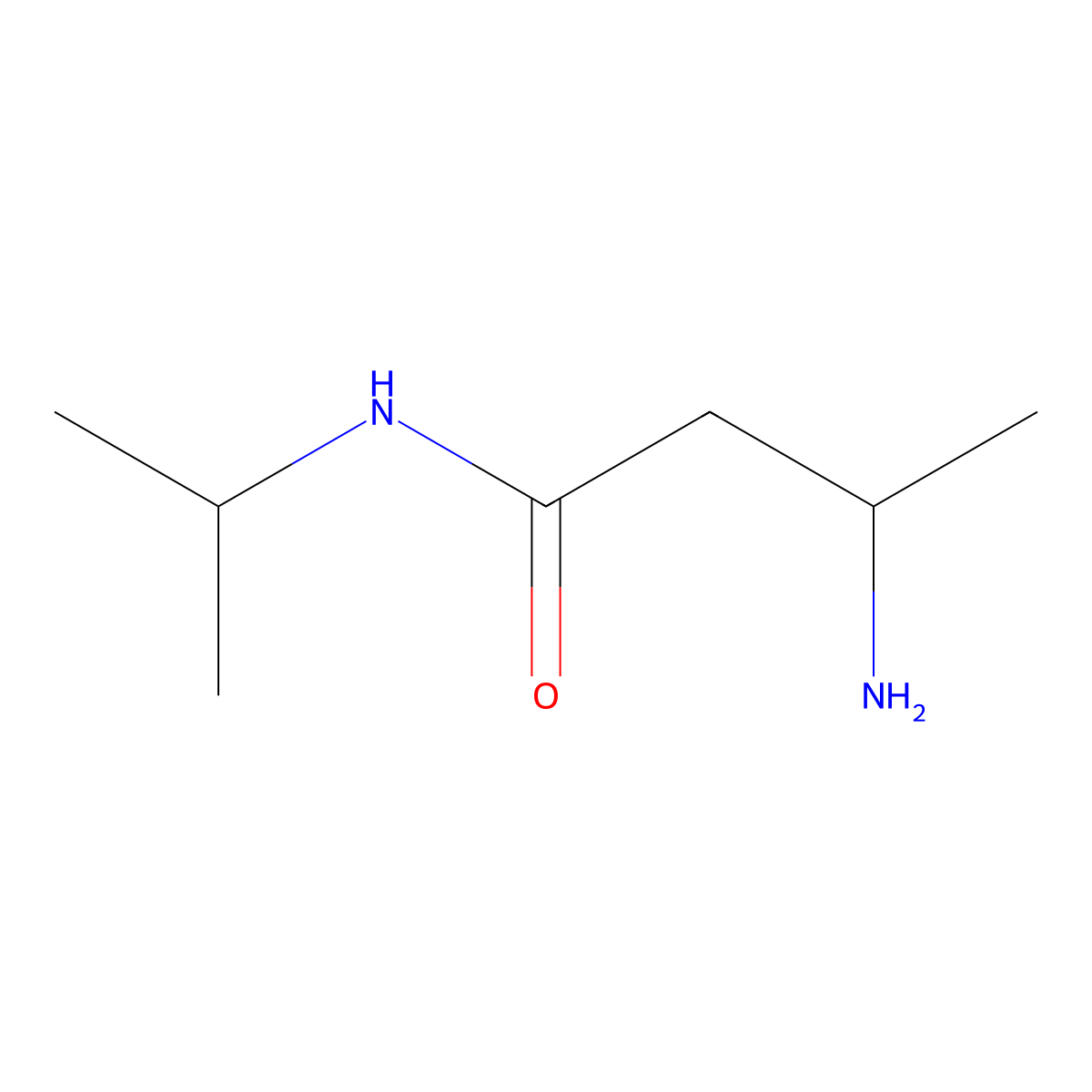3-amino-N-(propan-2-yl)butanamide molecular structure, CAS 1179165-39-9