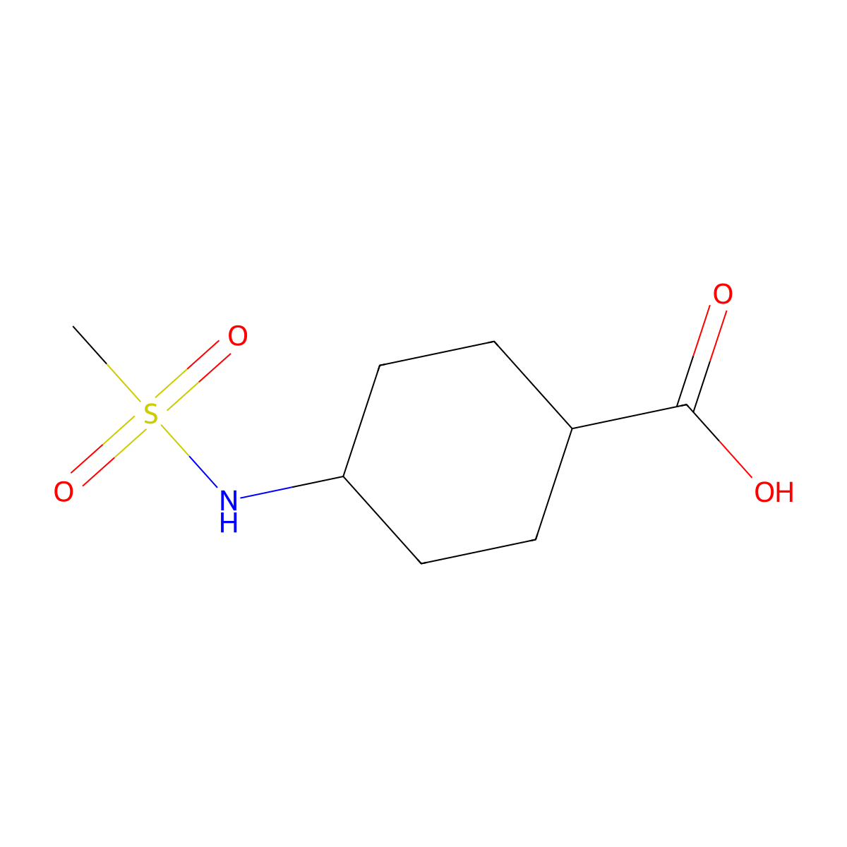 4-(Methylsulfonamido)cyclohexanecarboxylic Acid molecular structure, CAS 1179215-80-5