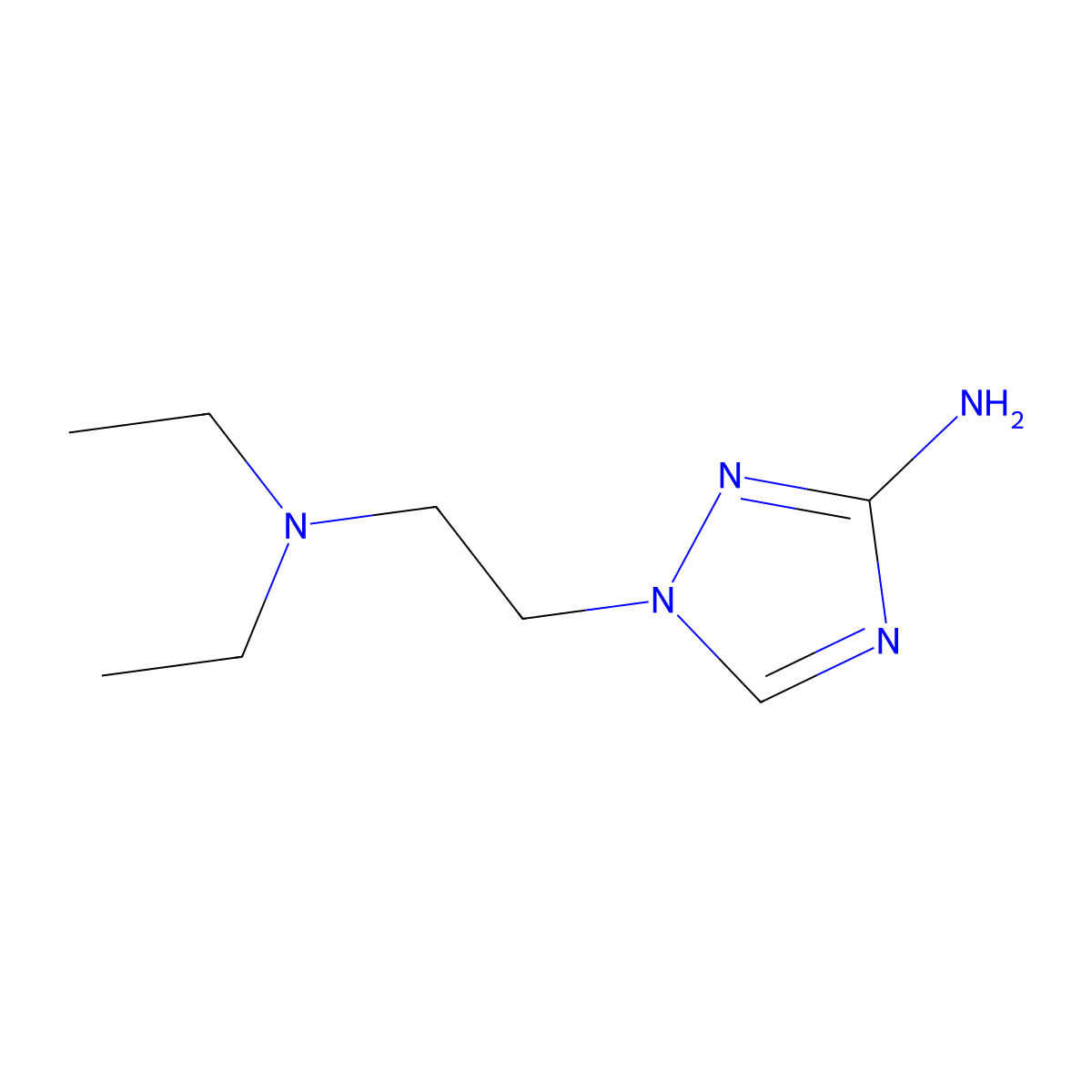 1-(2-(Diethylamino)ethyl)-1h-1,2,4-triazol-3-amine molecular structure, CAS 1179242-06-8