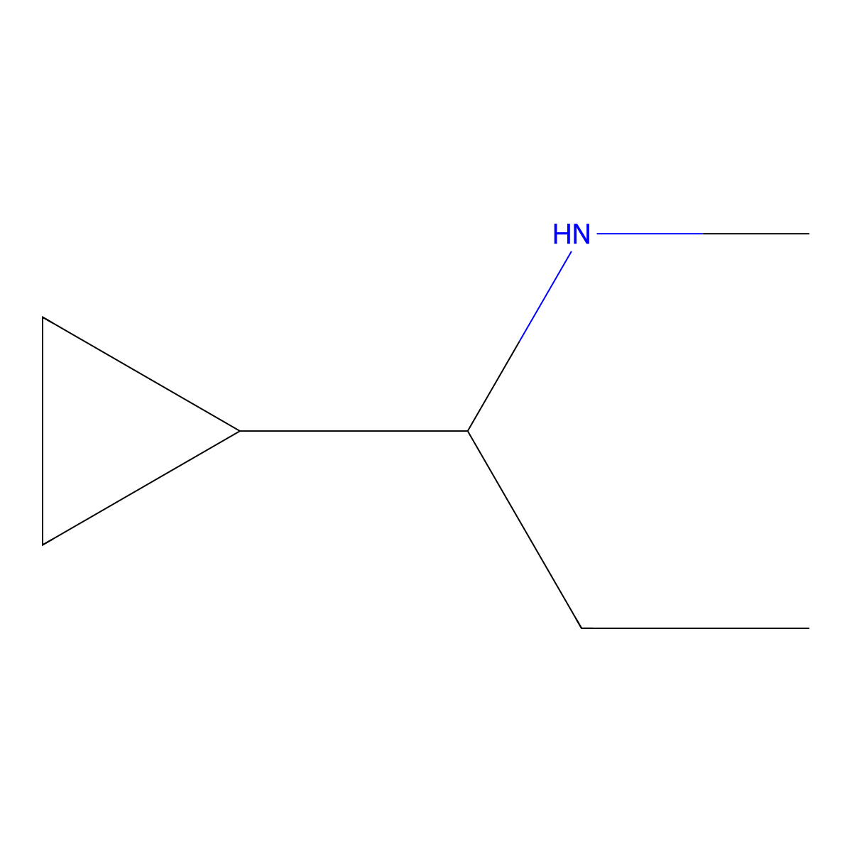 (1-Cyclopropylpropyl)(methyl)amine molecular structure, CAS 1179261-46-1