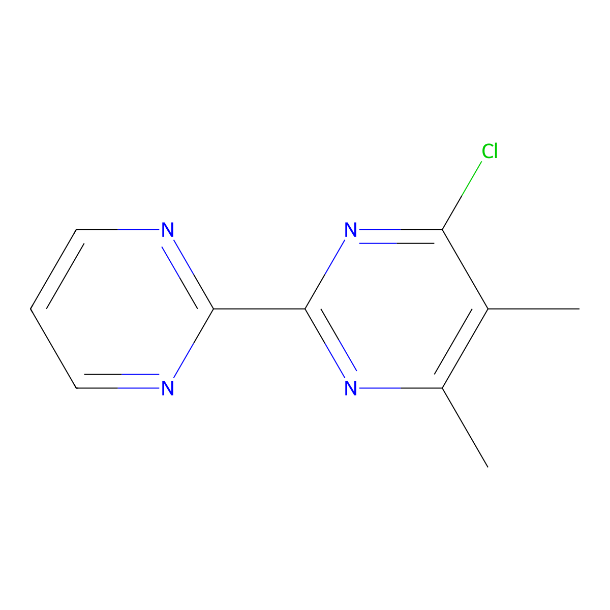 4-Chloro-5,6-dimethyl-2-(pyrimidin-2-yl)pyrimidine molecular structure, CAS 1179266-29-5