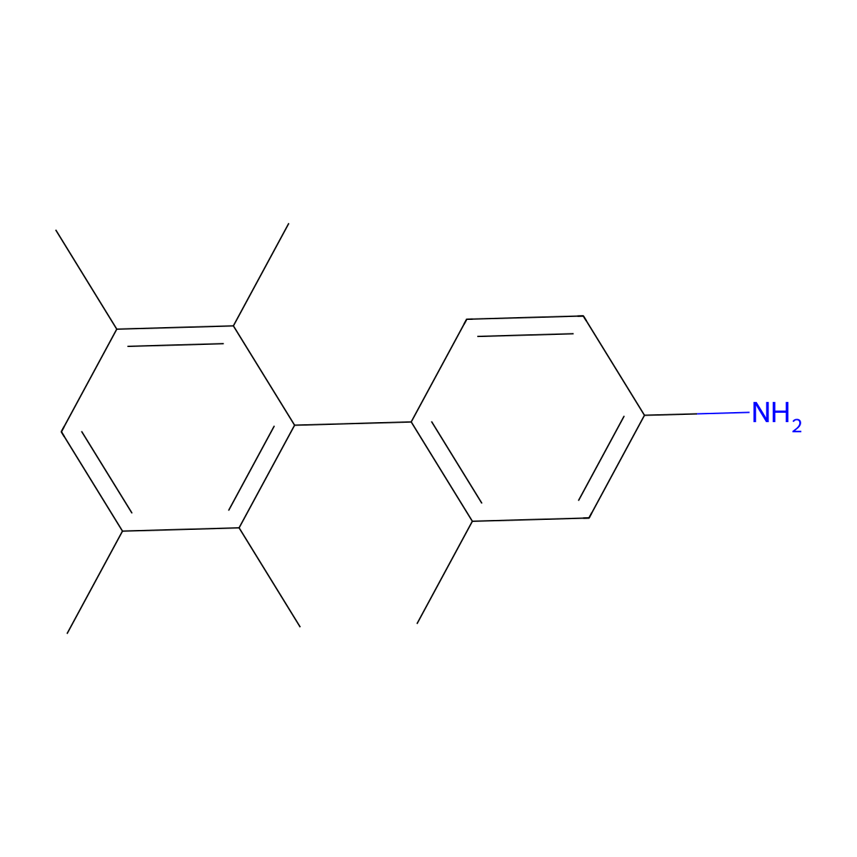 3-Methyl-4-(2,3,5,6-tetramethylphenyl)aniline molecular structure, CAS 1179267-65-2