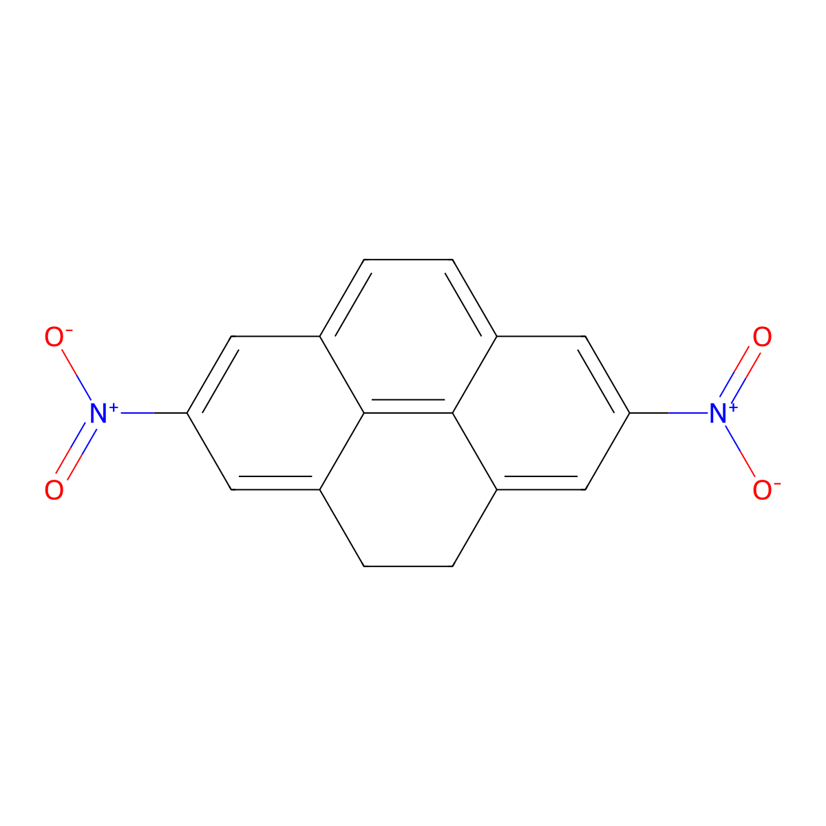 2,7-Dinitro-4,5-dihydropyrene molecular structure, CAS 117929-12-1