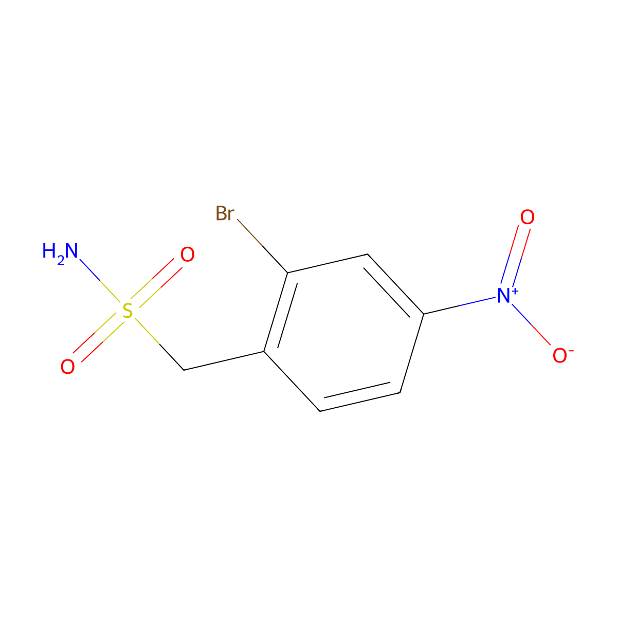 (2-Bromo-4-nitrophenyl)methanesulfonamide molecular structure, CAS 1179307-46-0