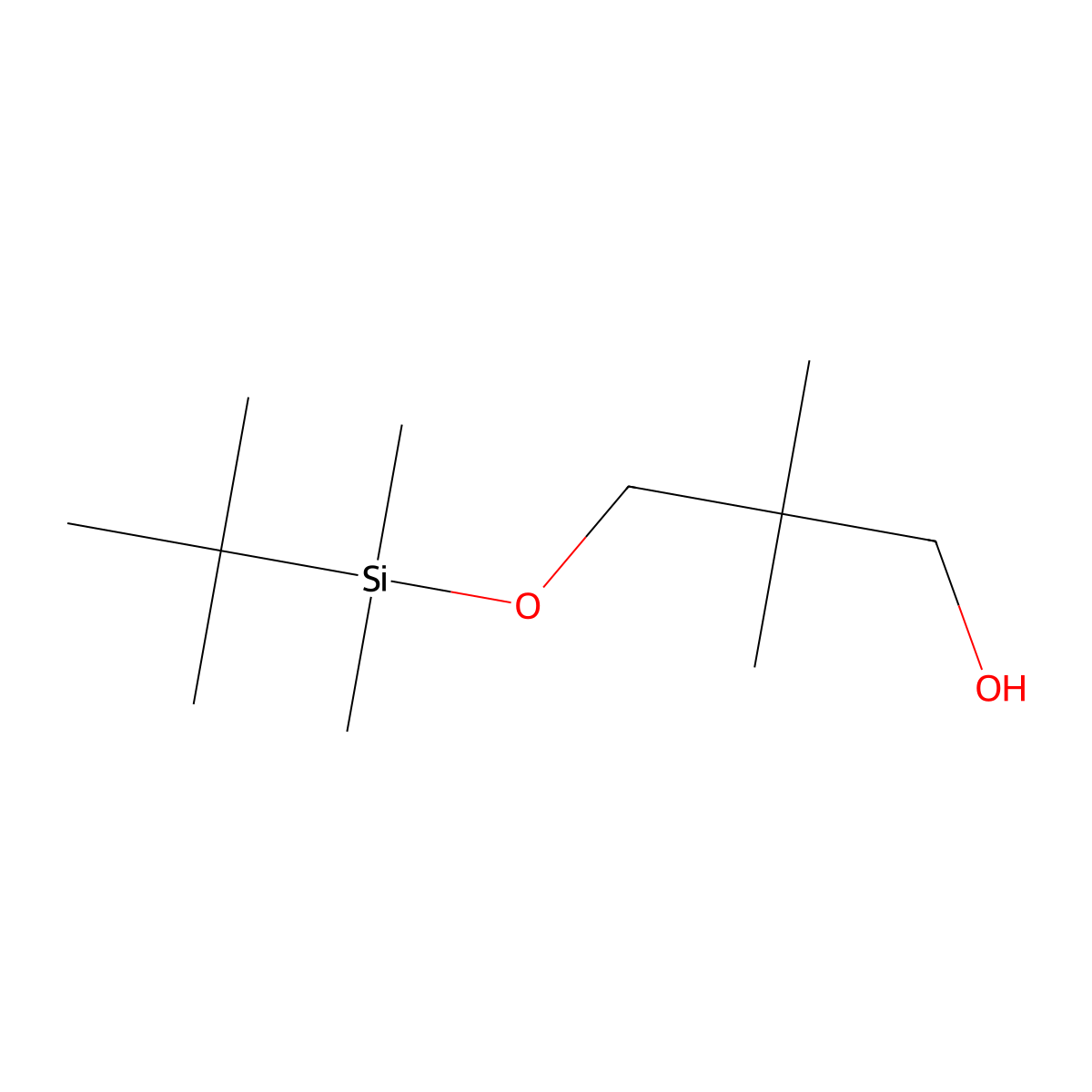 3-{[Tert-butyl(dimethyl)silyl]oxy}-2,2-dimethylpropan-1-ol molecular structure, CAS 117932-70-4