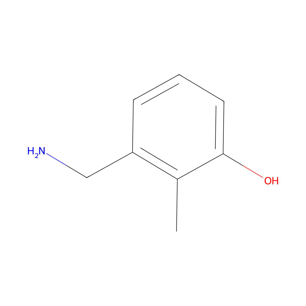 3-(Aminomethyl)-2-methylphenol molecular structure, CAS 1179355-72-6