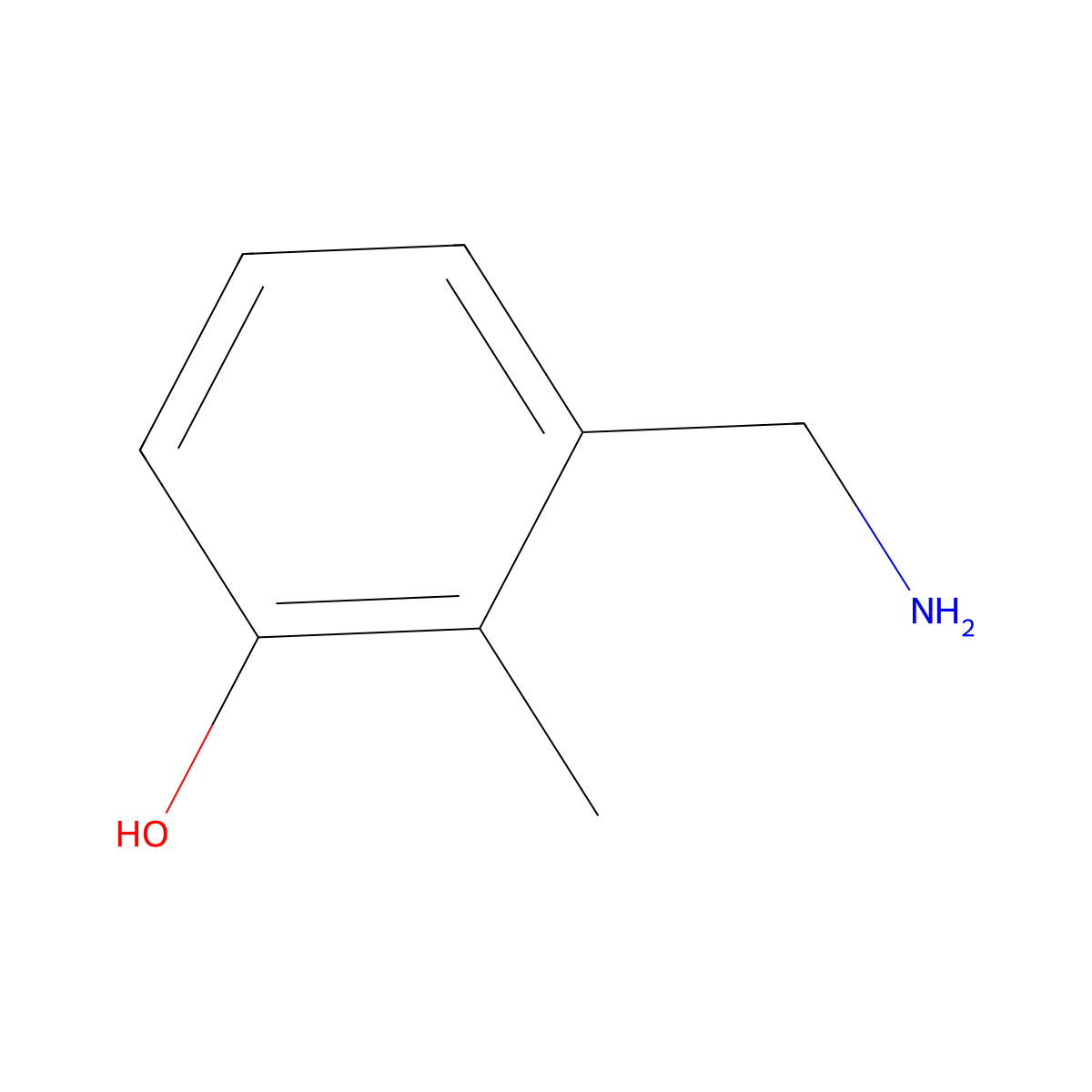 3-(Aminomethyl)-2-methylphenol molecular structure, CAS 1179355-72-6