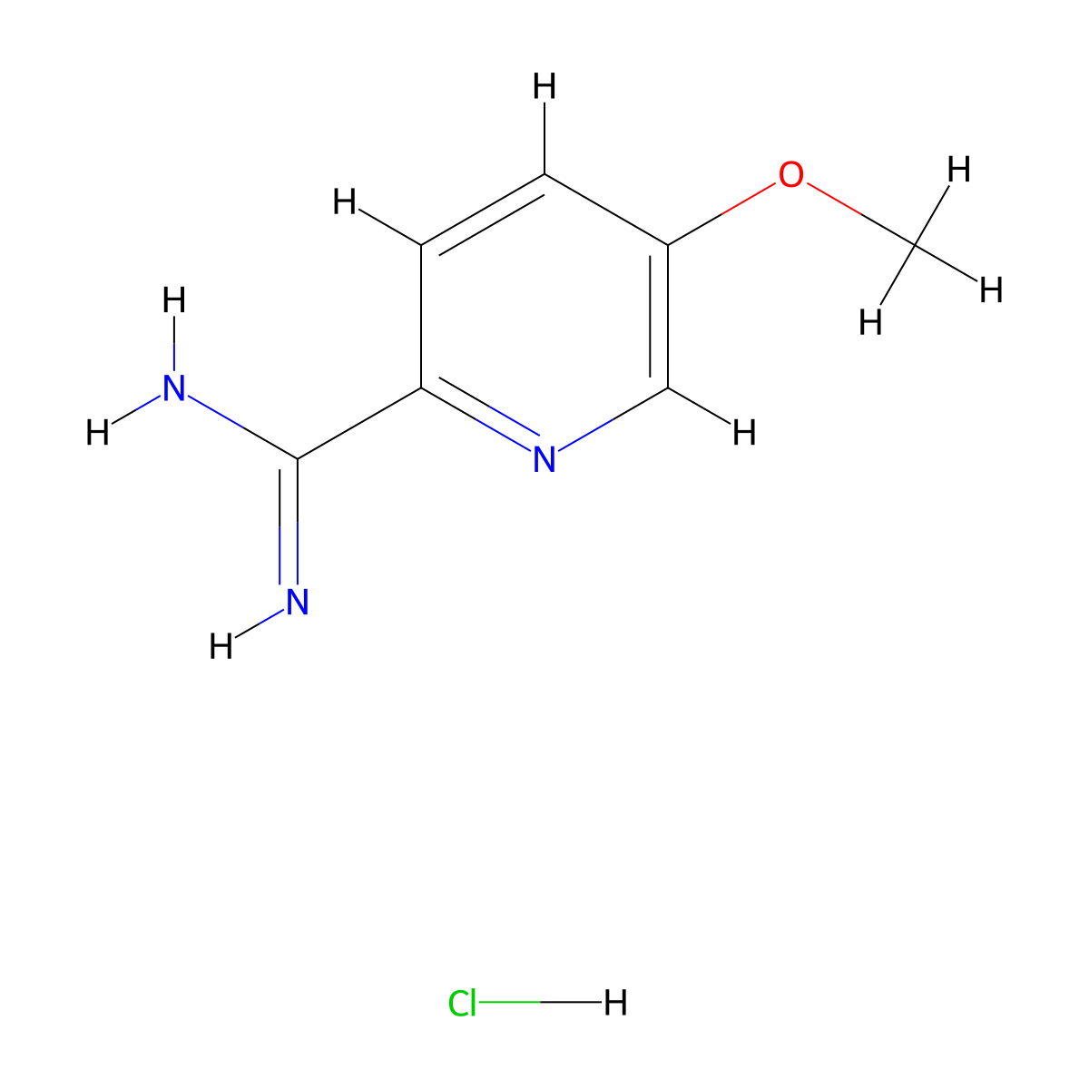 5-Methoxypicolinimidamide hydrochloride molecular structure, CAS 1179359-60-4