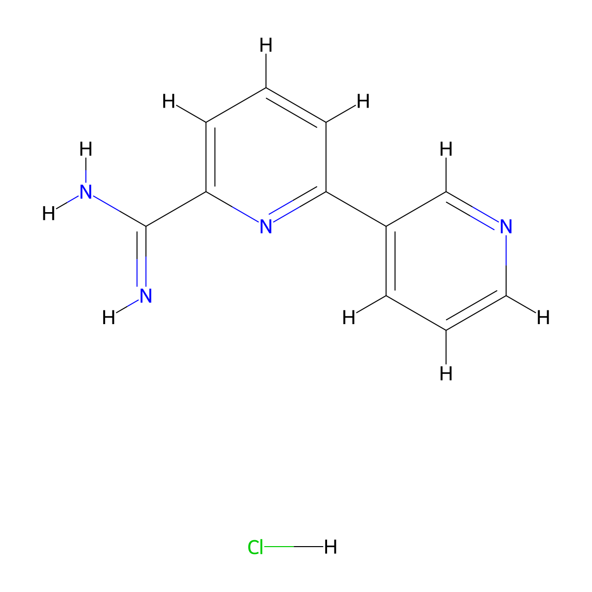 [2,3'-Bipyridine]-6-carboximidamide hydrochloride molecular structure, CAS 1179359-85-3
