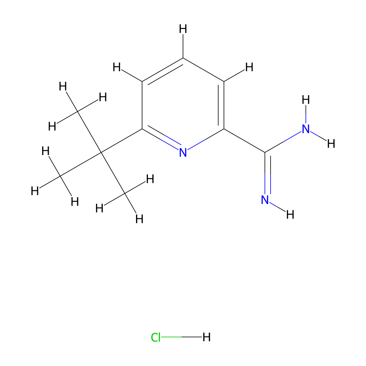 6-(tert-Butyl)picolinimidamide hydrochloride molecular structure, CAS 1179360-08-7