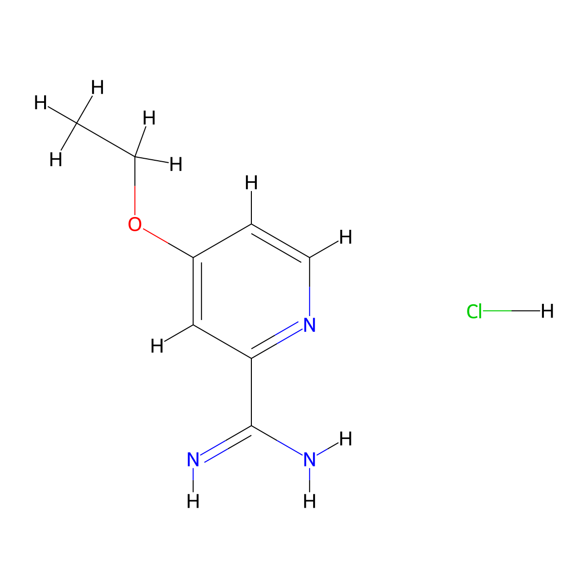 4-Ethoxypicolinimidamide hydrochloride molecular structure, CAS 1179360-52-1