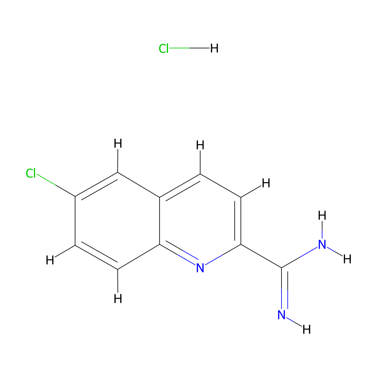 6-Chloroquinoline-2-carboximidamide hydrochloride molecular structure, CAS 1179360-68-9