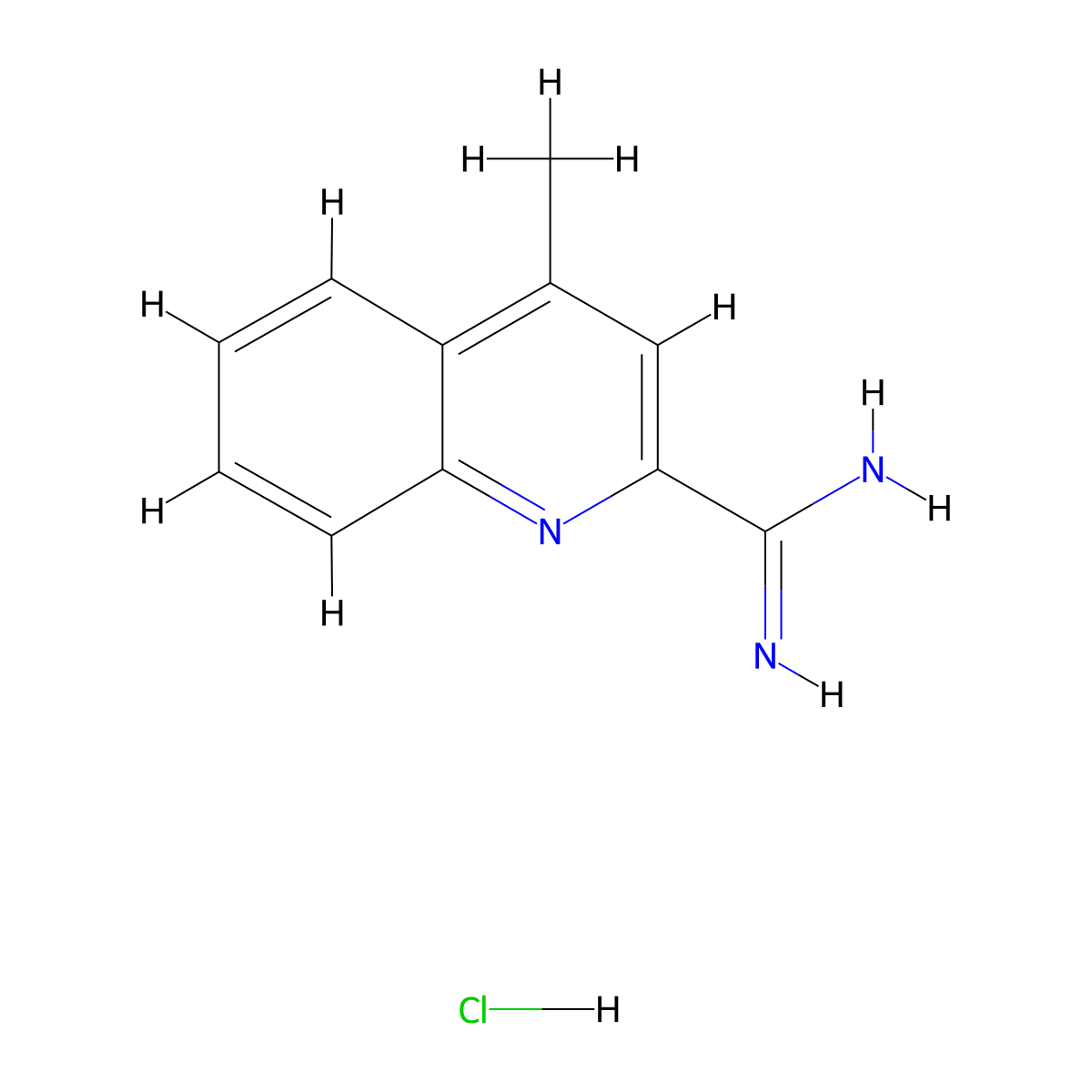 4-Methylquinoline-2-carboximidamide hydrochloride molecular structure, CAS 1179360-88-3