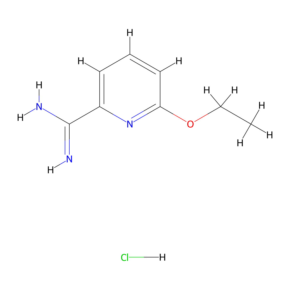 6-Ethoxypicolinimidamide hydrochloride molecular structure, CAS 1179361-33-1