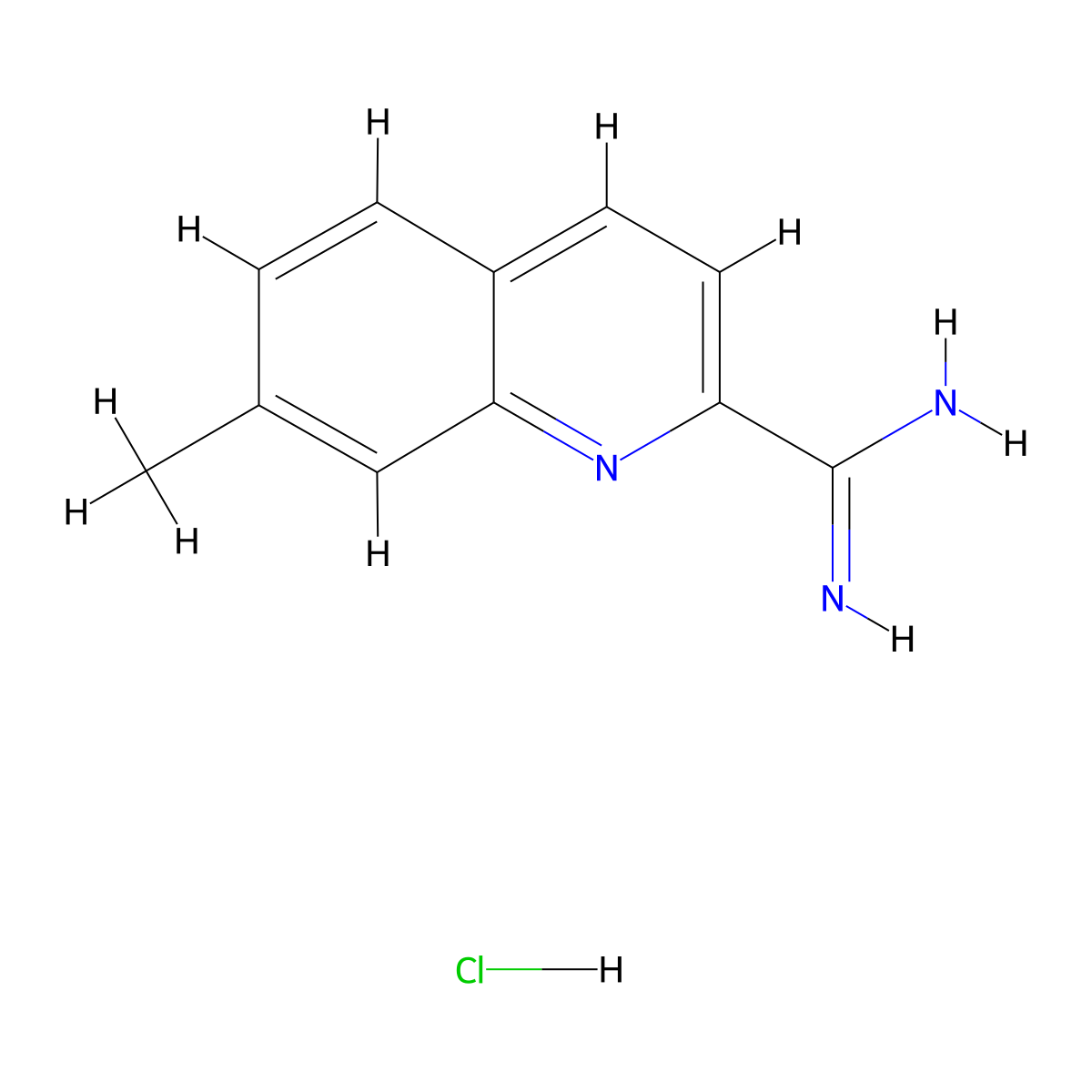 7-Methylquinoline-2-carboximidamide hydrochloride molecular structure, CAS 1179361-52-4