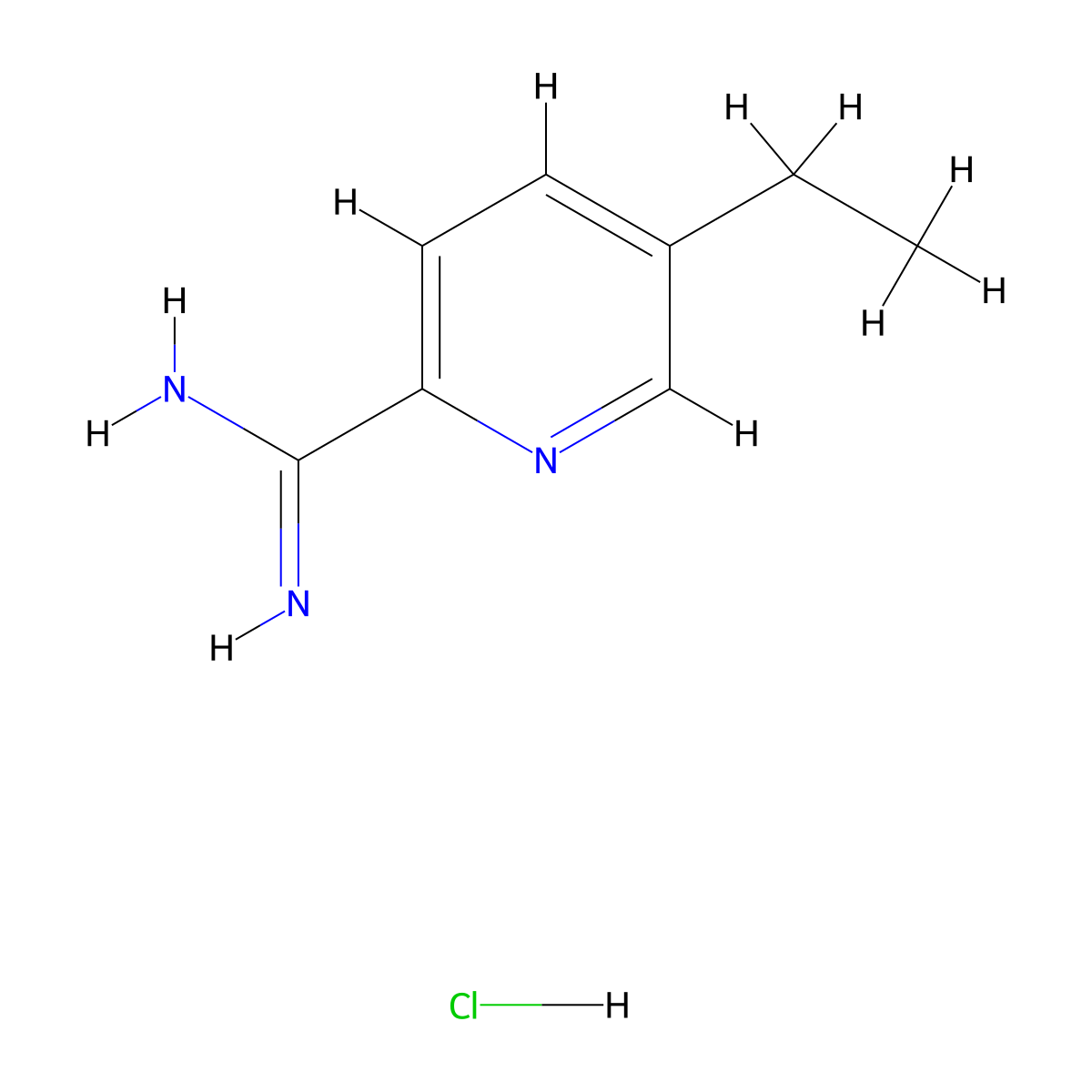 5-Ethylpicolinimidamide hydrochloride molecular structure, CAS 1179361-64-8