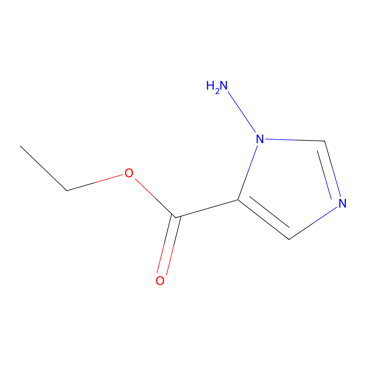 ethyl 1-amino-1H-imidazole-5-carboxylate molecular structure, CAS 1179361-84-2
