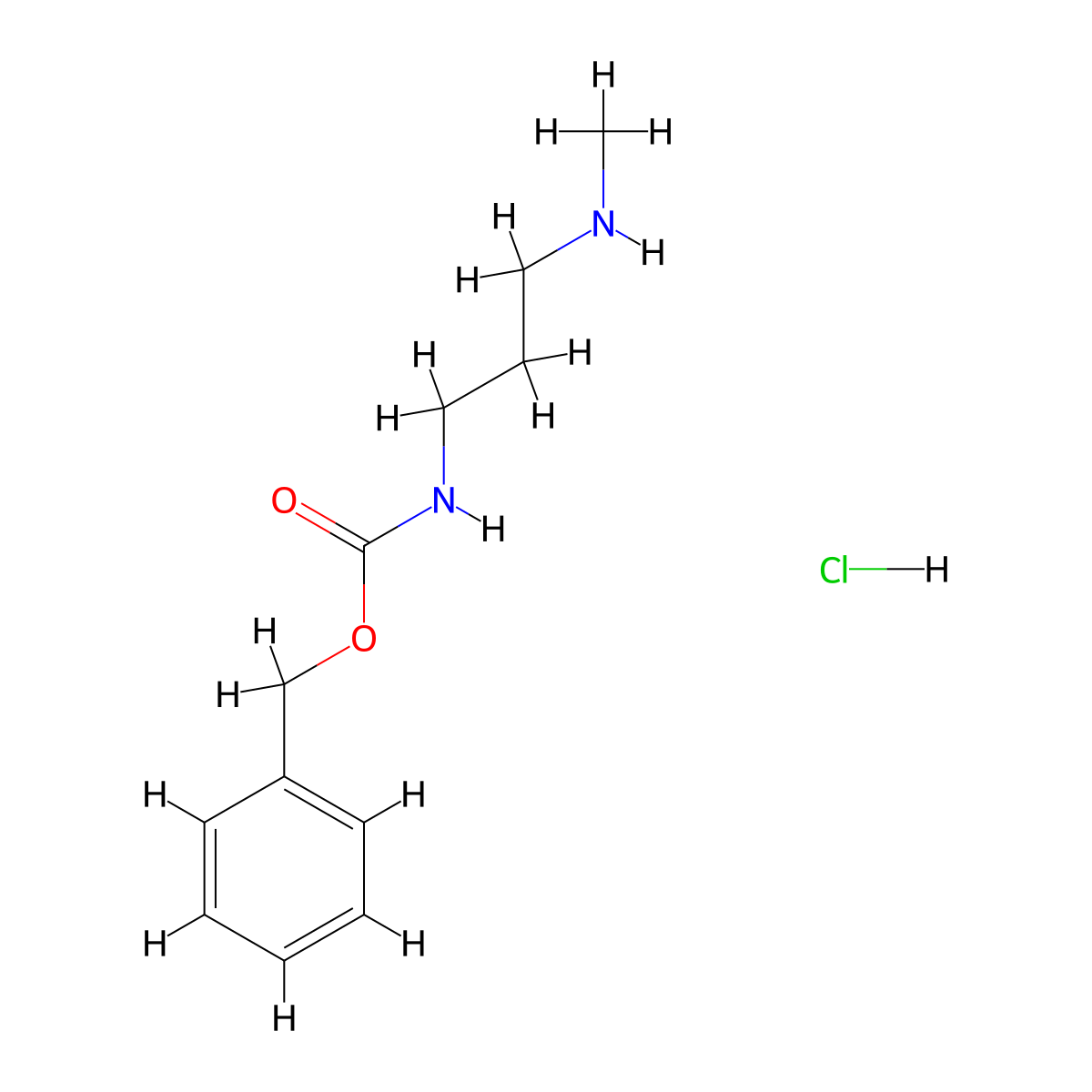 1-Cbz-Amino-3-methylaminopropane hydrochloride molecular structure, CAS 1179362-09-4