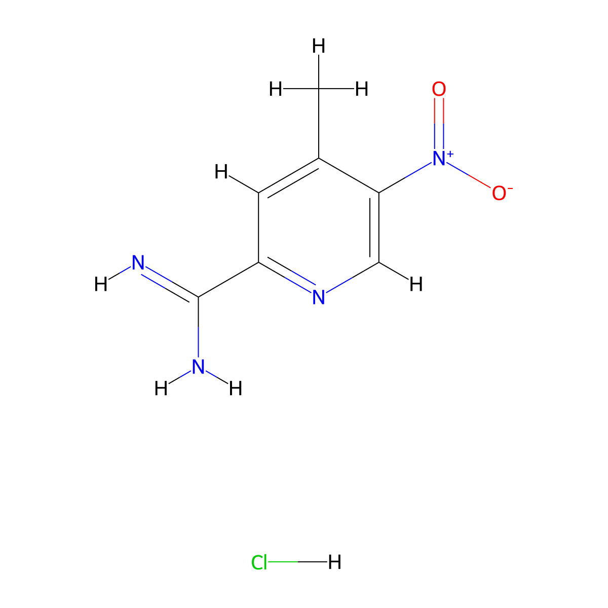 4-Methyl-5-nitropicolinimidamide hydrochloride molecular structure, CAS 1179362-22-1