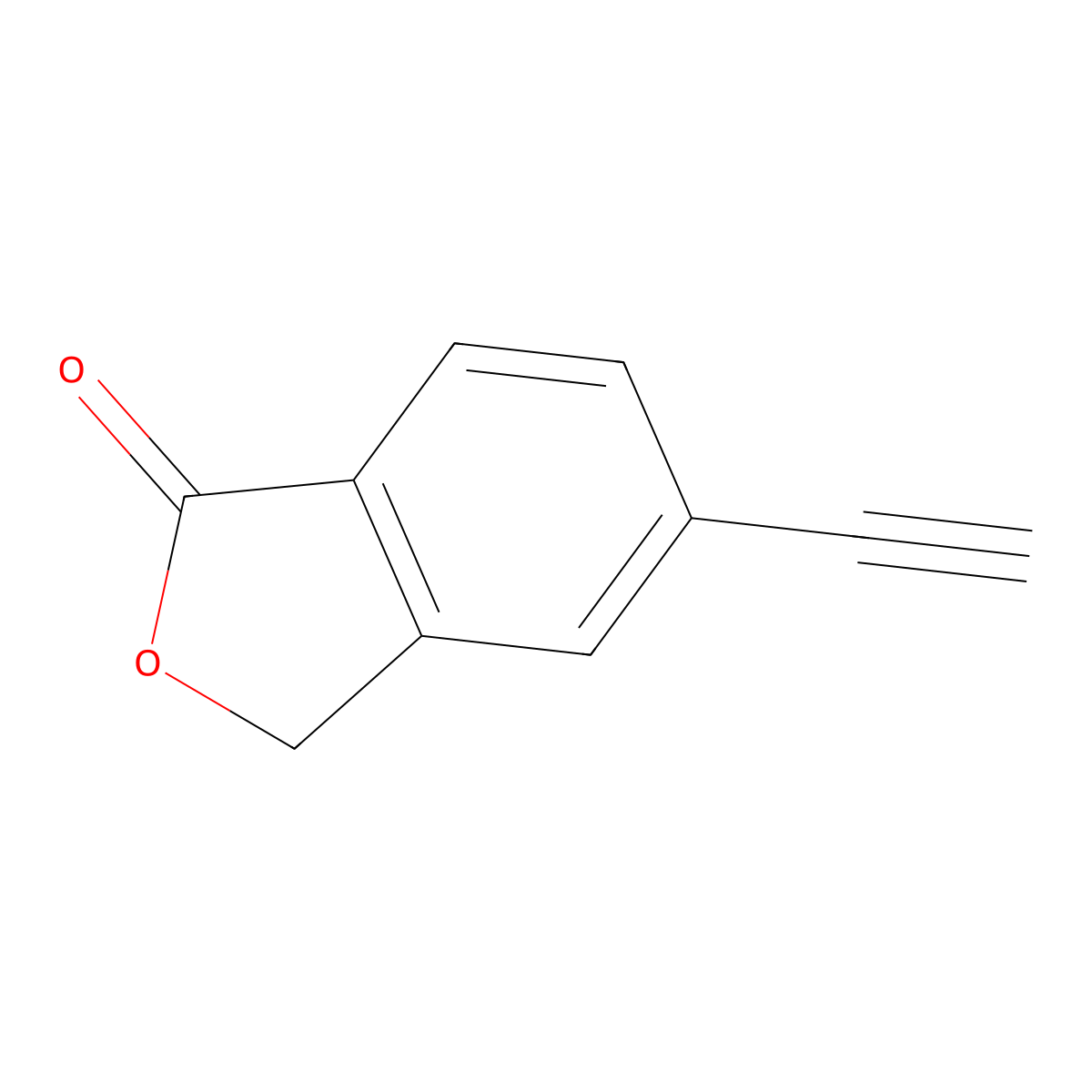 5-Ethynylisobenzofuran-1(3H)-one molecular structure, CAS 1179362-90-3