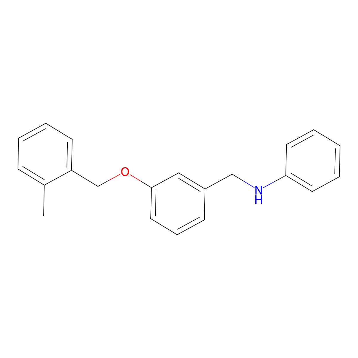 N-{3-[(2-methylbenzyl)oxy]benzyl}aniline molecular structure, CAS 1179420-50-8