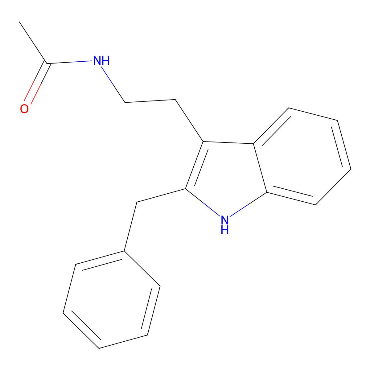 Luzindole molecular structure, CAS 117946-91-5
