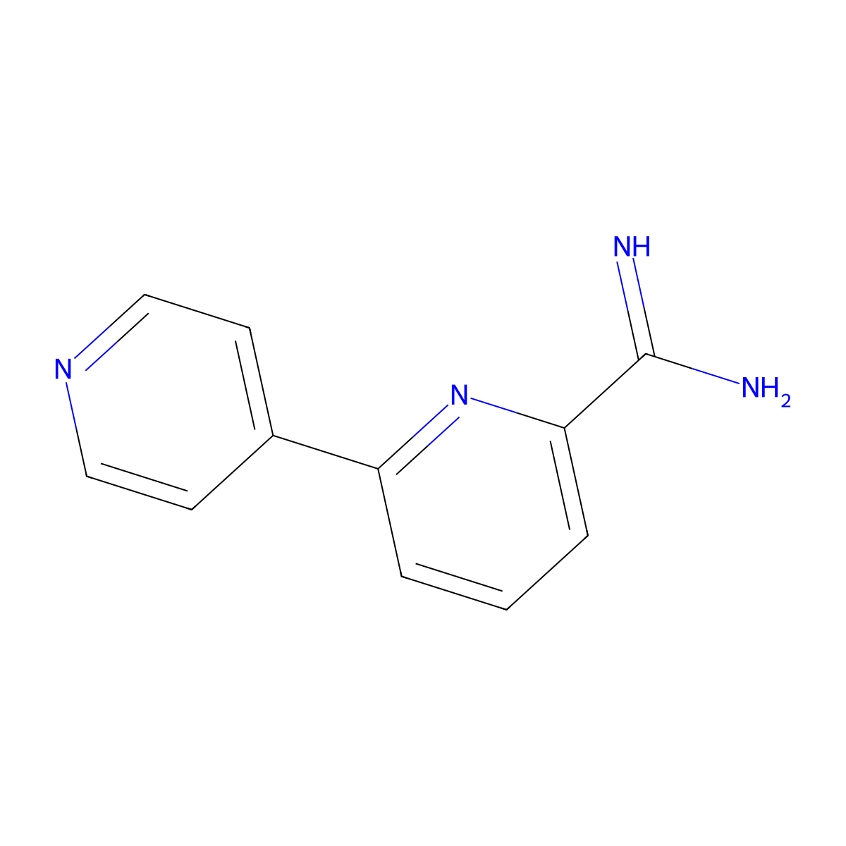 6-Pyridin-4-ylpyridine-2-carboximidamide molecular structure, CAS 1179532-72-9