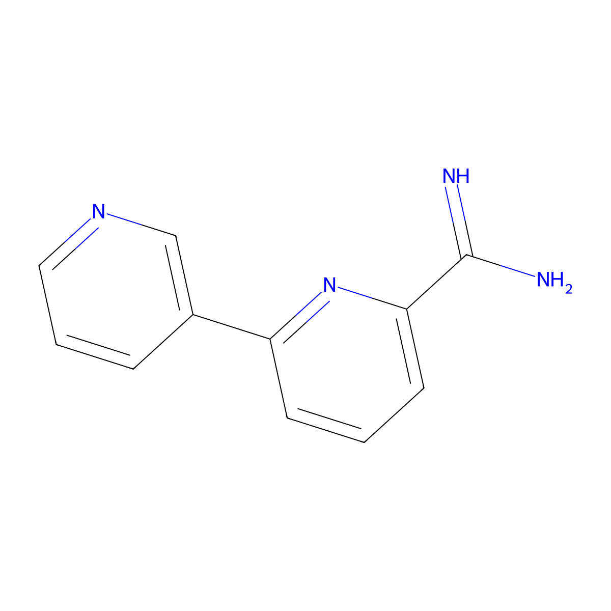 6-Pyridin-3-ylpyridine-2-carboximidamide molecular structure, CAS 1179532-76-3