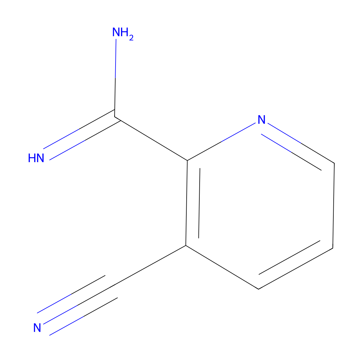 3-Cyanopicolinimidamide molecular structure, CAS 1179532-92-3