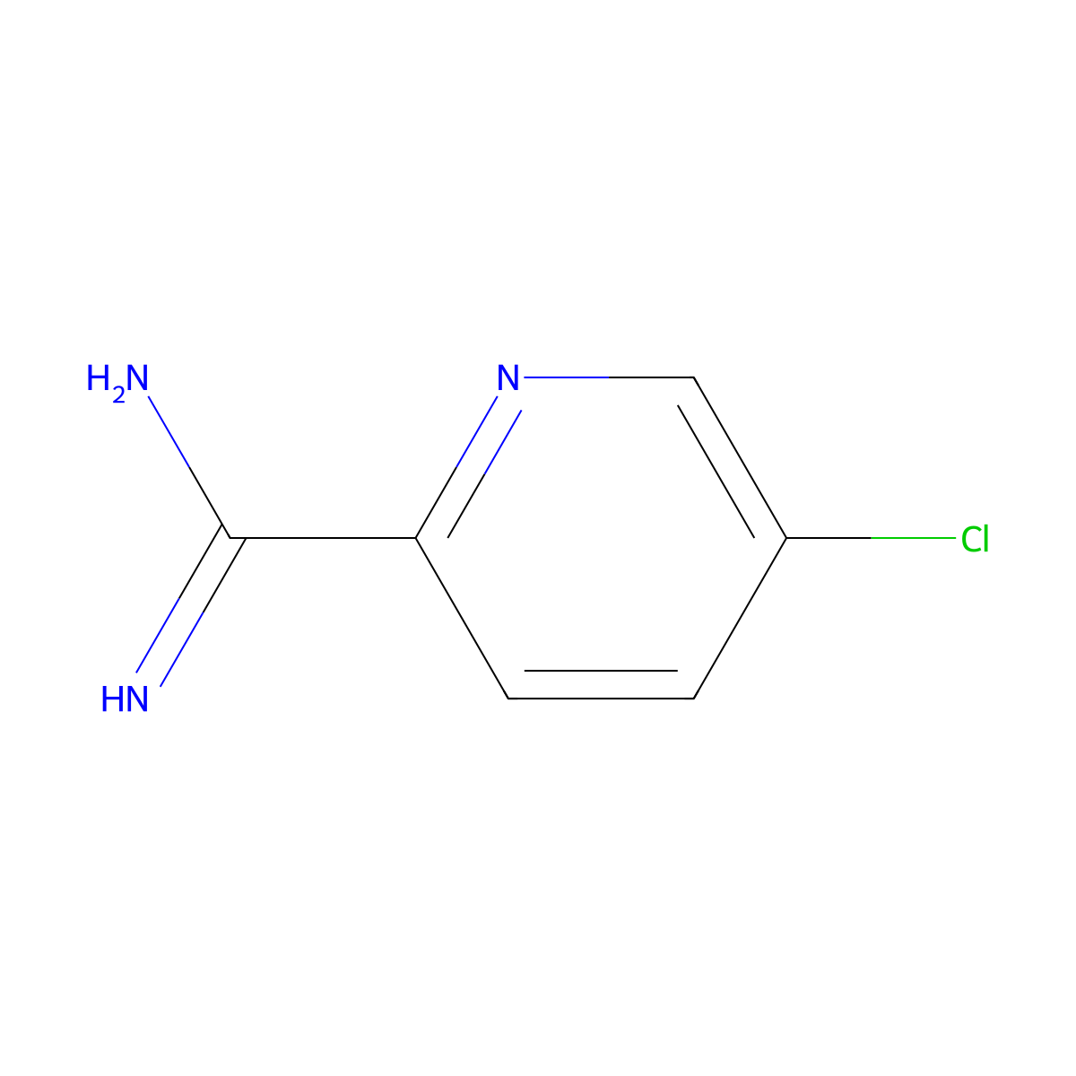 5-Chloropicolinimidamide molecular structure, CAS 1179532-98-9