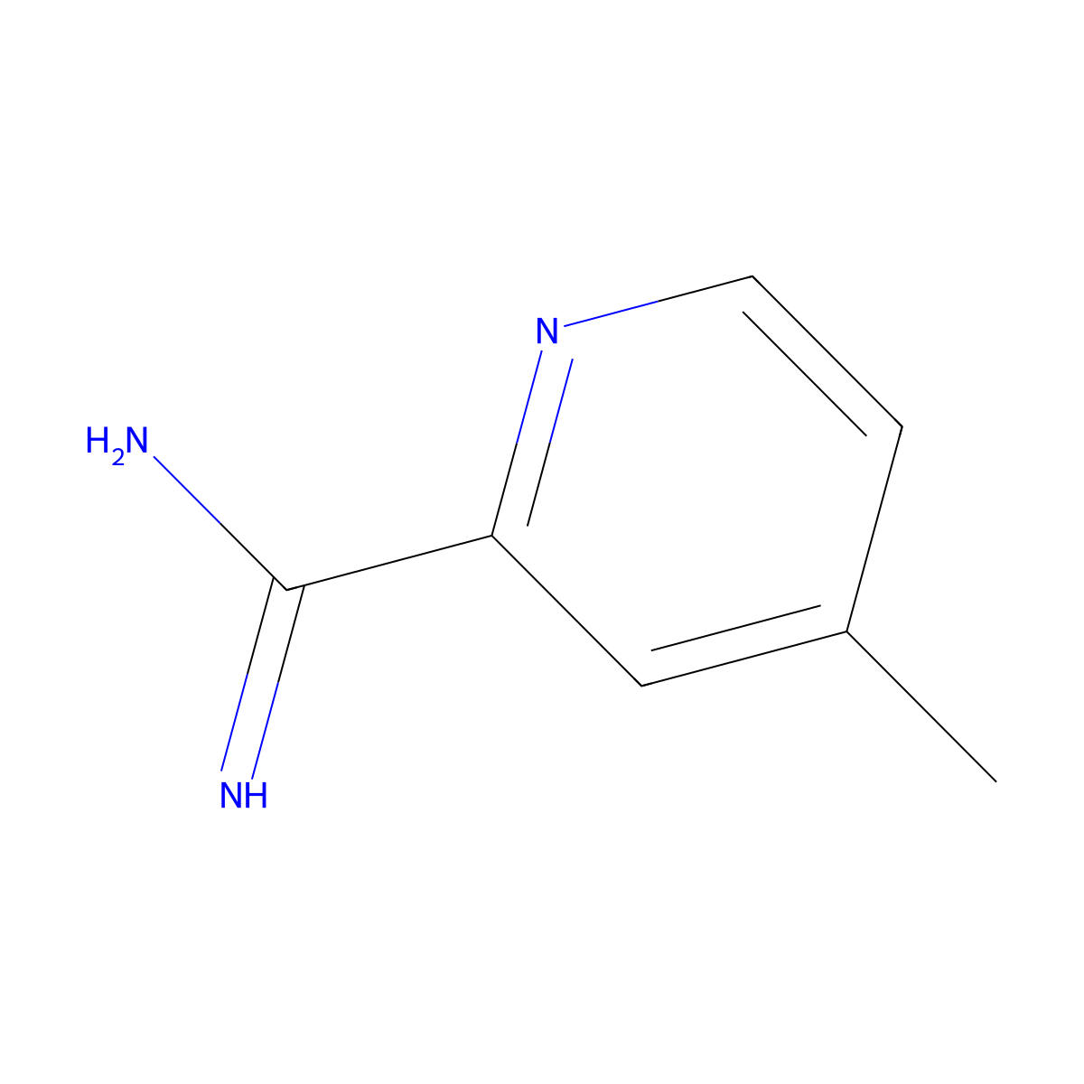 4-Methylpyridine-2-carboximidamide molecular structure, CAS 1179533-15-3