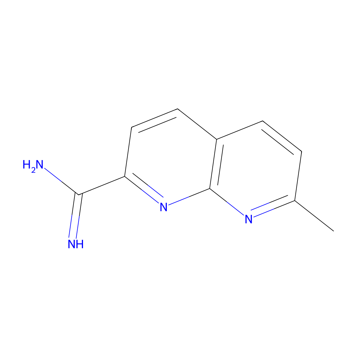 7-Methyl-1,8-naphthyridine-2-carboximidamide molecular structure, CAS 1179533-37-9
