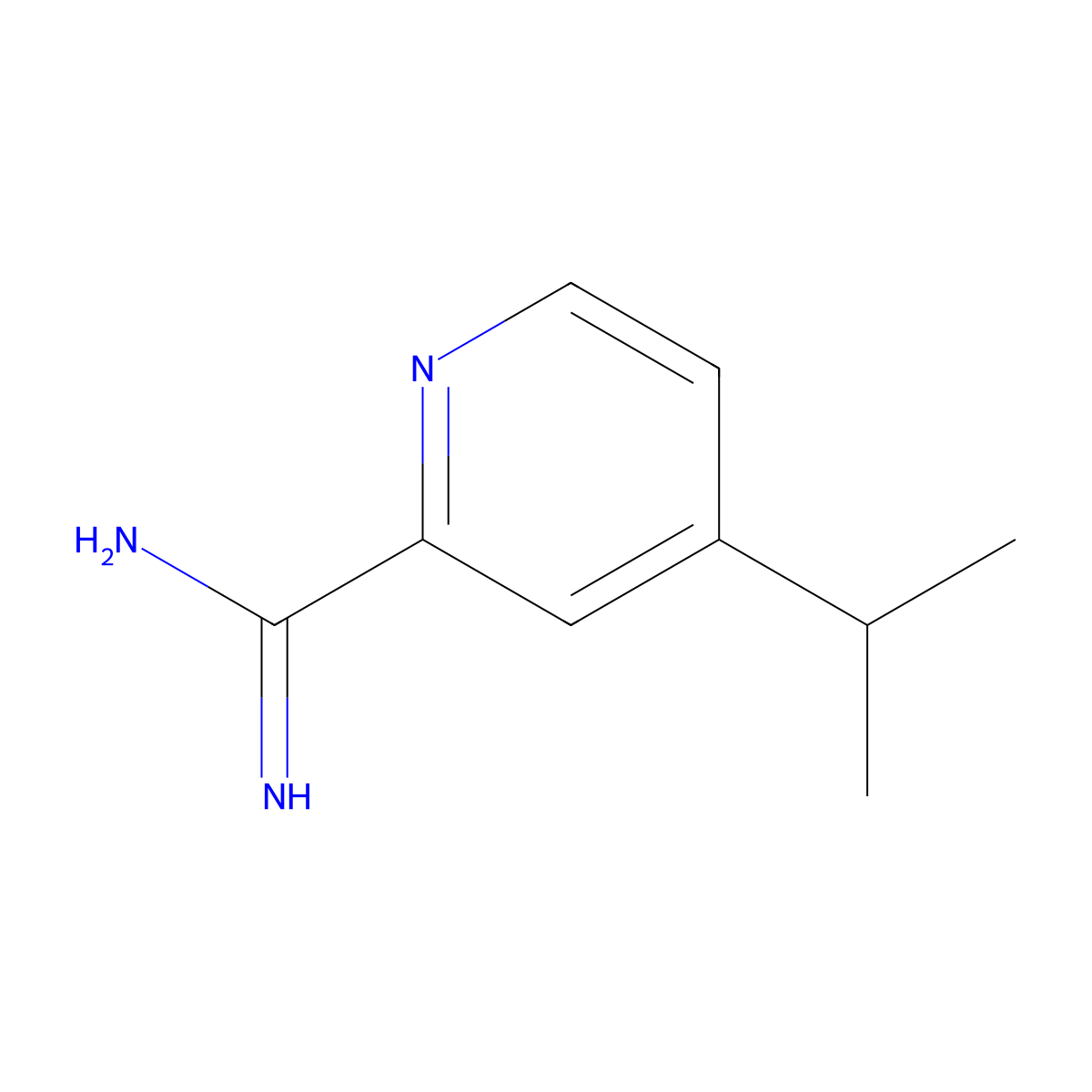 4-Isopropylpicolinimidamide molecular structure, CAS 1179533-82-4