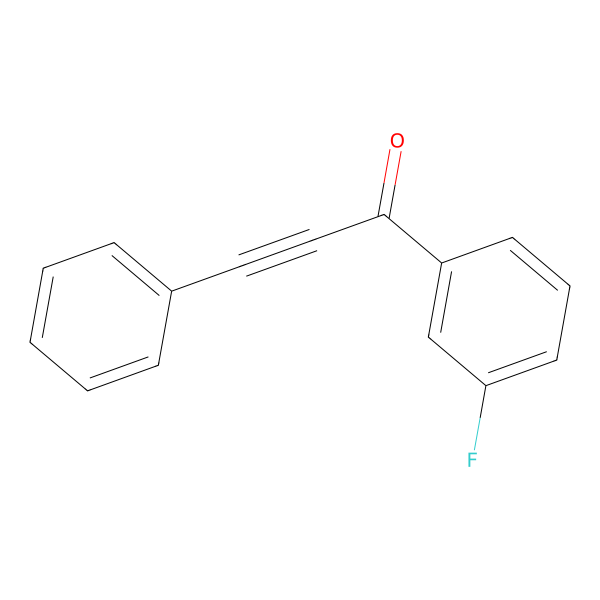 1-(3-Fluorophenyl)-3-phenyl-2-propyn-1-one molecular structure, CAS 1179538-94-3