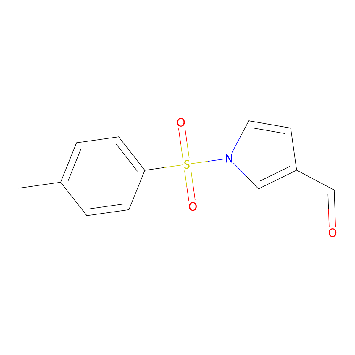 1-Tosyl-1H-pyrrole-3-carbaldehyde molecular structure, CAS 117954-70-8