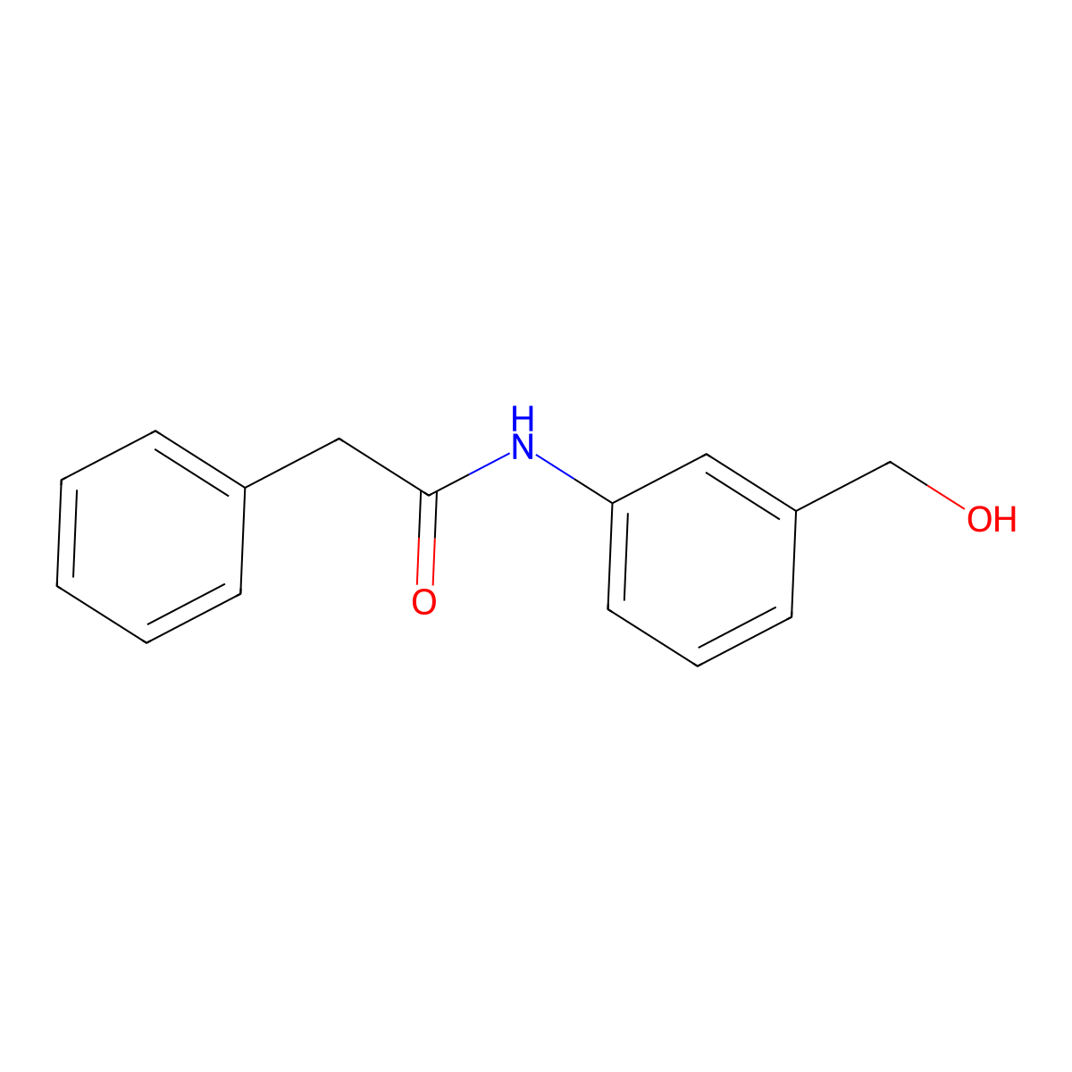 N-(3-(Hydroxymethyl)phenyl)-2-phenylacetamide molecular structure, CAS 1179604-65-9