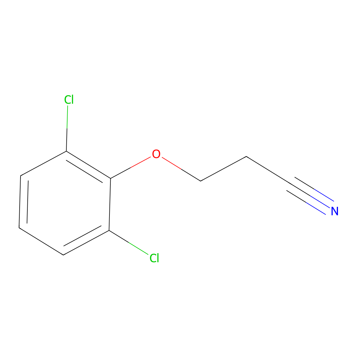 3-(2,6-Dichloro-phenoxy)propanenitrile molecular structure, CAS 1179618-49-5