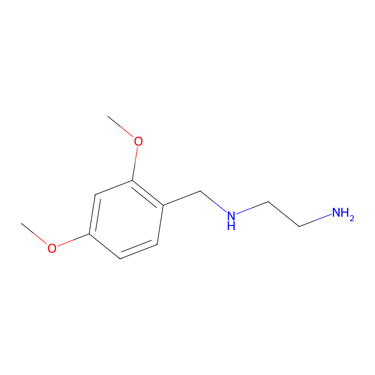 (2-Aminoethyl)[(2,4-dimethoxyphenyl)methyl]amine molecular structure, CAS 1179626-86-8